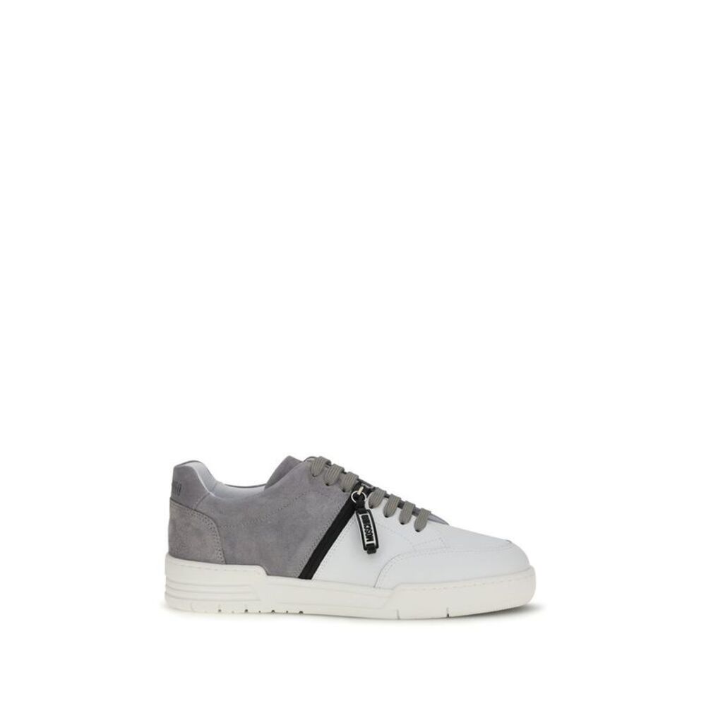Moschino Multicolor Calf Leather Bos Taurus Low Top Men's Sneakers